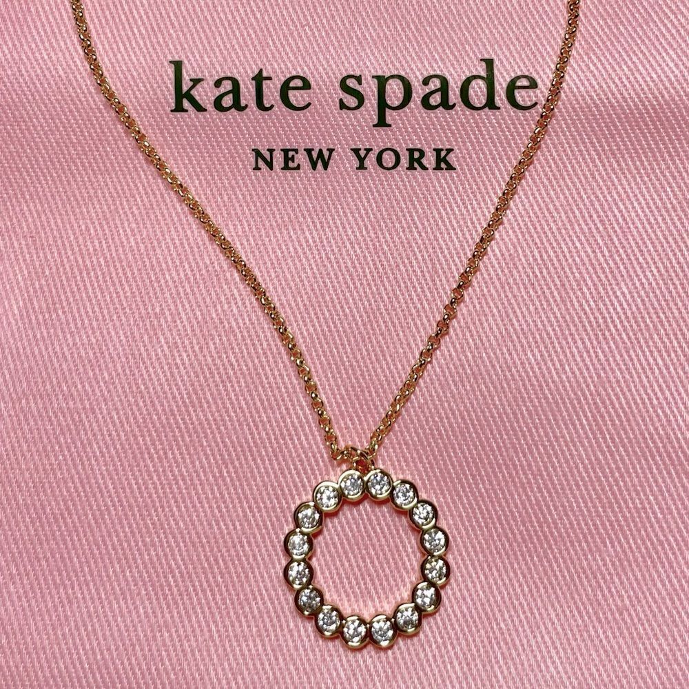 NWT Kate Spade Full Circle Mini Pendant Necklace